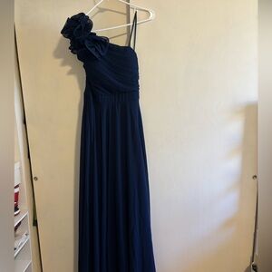 Navy blue elegant women dress size 4